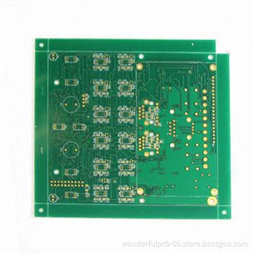 FR4 Lead-free HASL Multilayer PCB with 1.5mm Board Thickness and Green Solder Mask